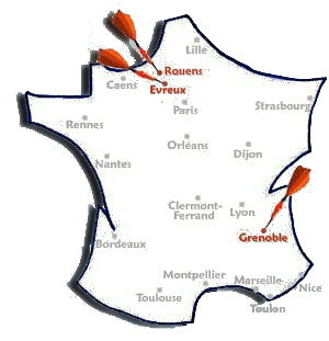 Plan d'accès à la résidence "Saint Exépury"